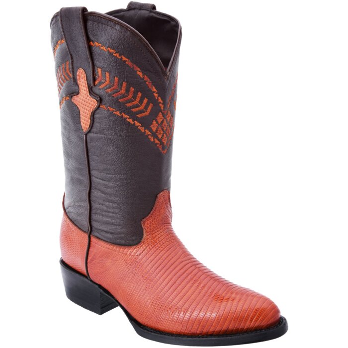 Botas Vaqueras Piel Armadillo 900 Color Cognac WD 11-175
