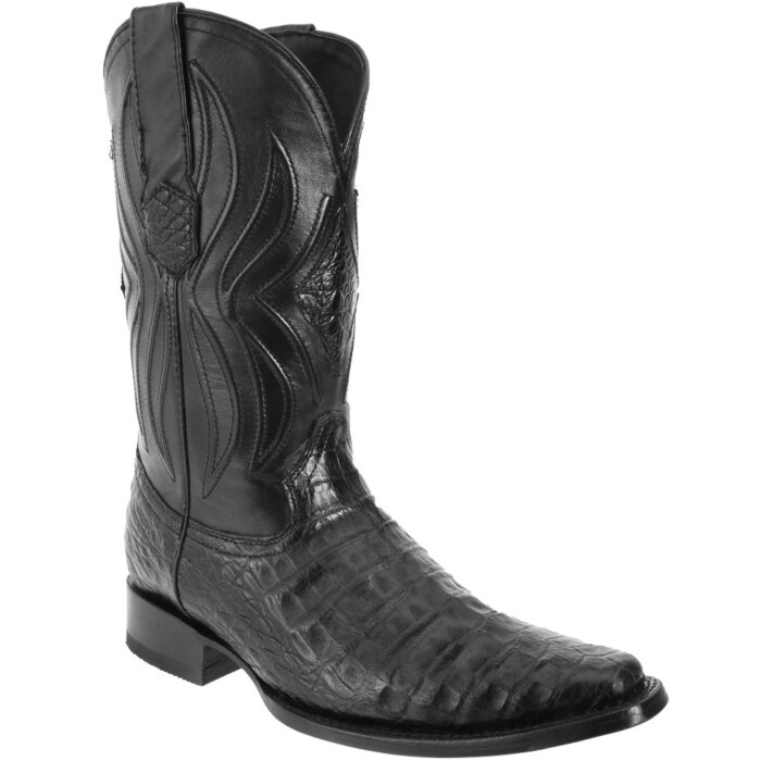 Botas Vaqueras Cocodrilo Belly Color Negro 400 WD 11-146