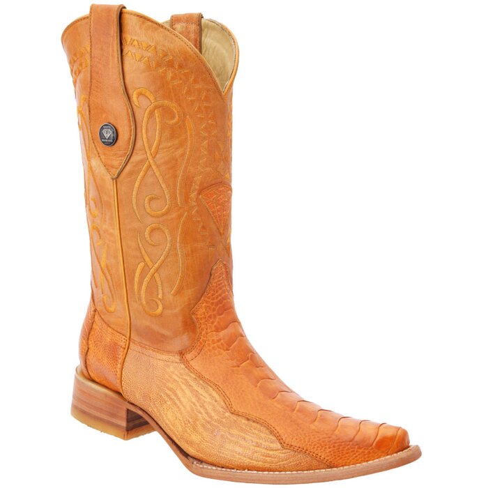 Men's Butter Ostrich Leg  Western Boots WD 11-053