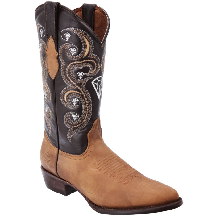Botas Vaqueras Piel Crazy Color Miel Horma 900 WD 11-240