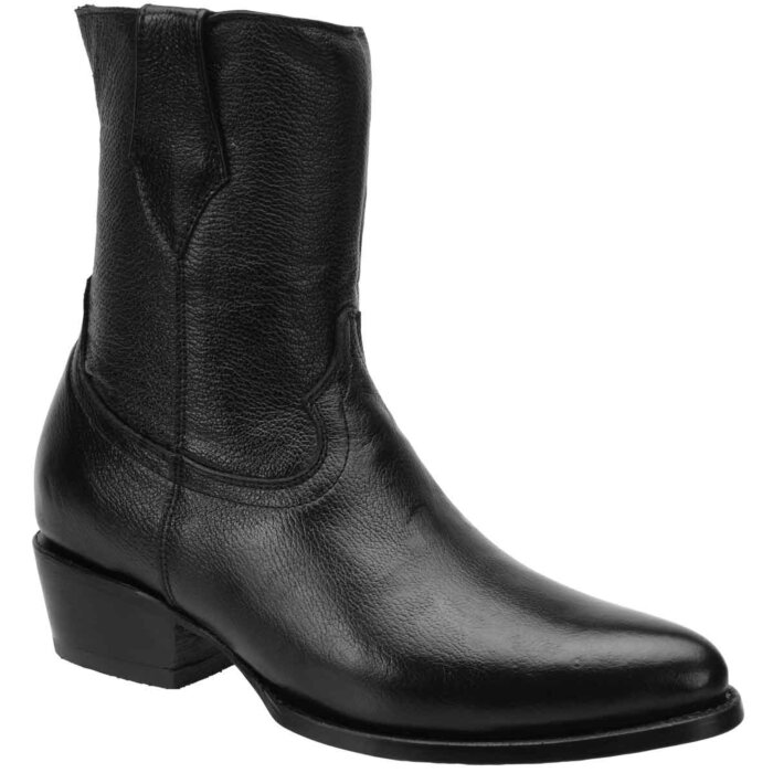 Botines Casuales White Diamonds Boots Piel Imitación Venado Negro 10-025