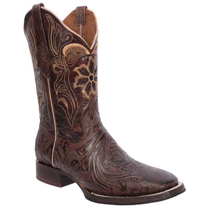 Bota Rodeo Piel Cincelada Joe Boots 569 Café
