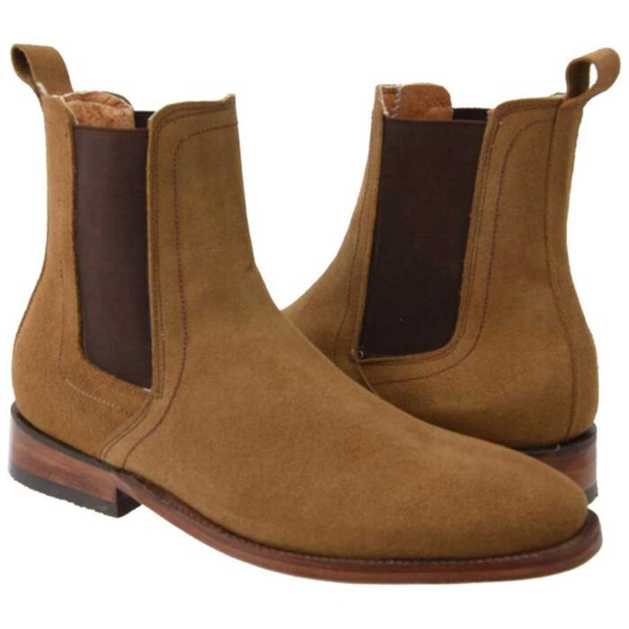 Botines Nobuck Para Hombre Estilo Milano JB 301 Oro
