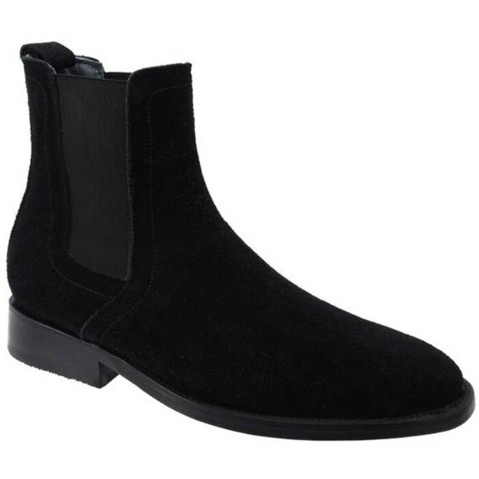 Botines Nobuck Para Hombre Estilo Milano JB 301 Negros