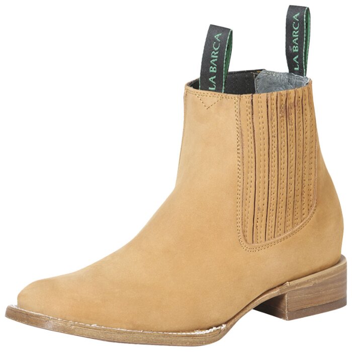 Botines La Barca Rodeo Nobuck Color Camel 126408