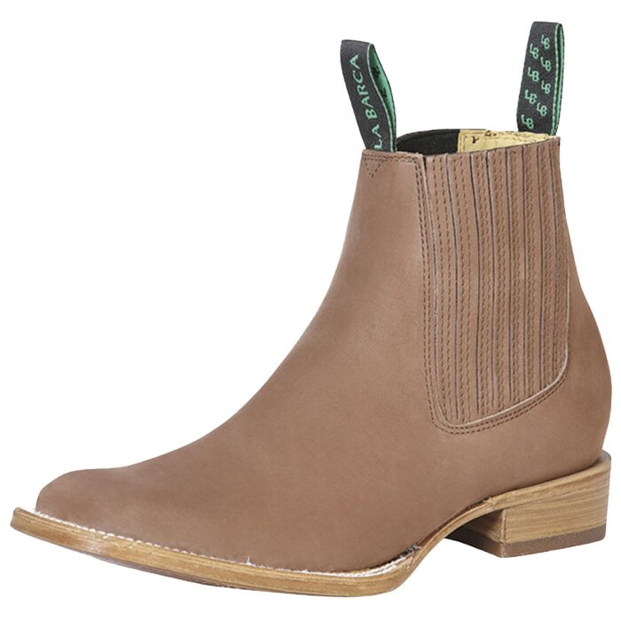 Botines Rodeo Nobuck Color Caoba La Barca 126408