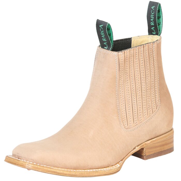 Botines Rodeo Color Topo Piel Nobuck La Barca 126410