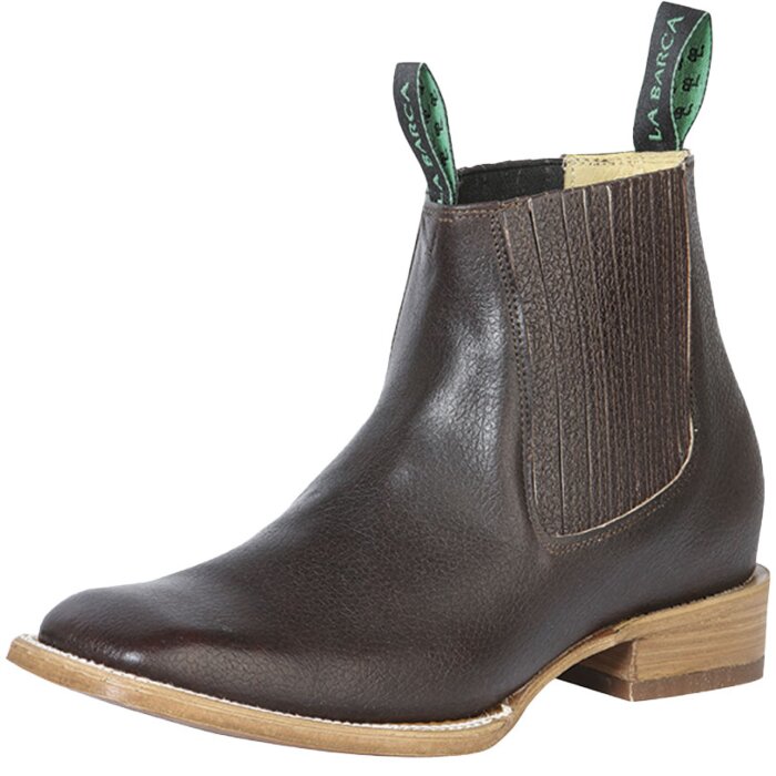 Botines Rodeo La Barca Piel Oil Color Café 126411