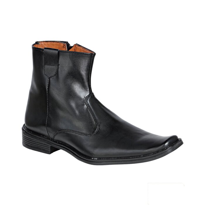 Botines De Vestir Negros Para Hombre Lamasini 7849