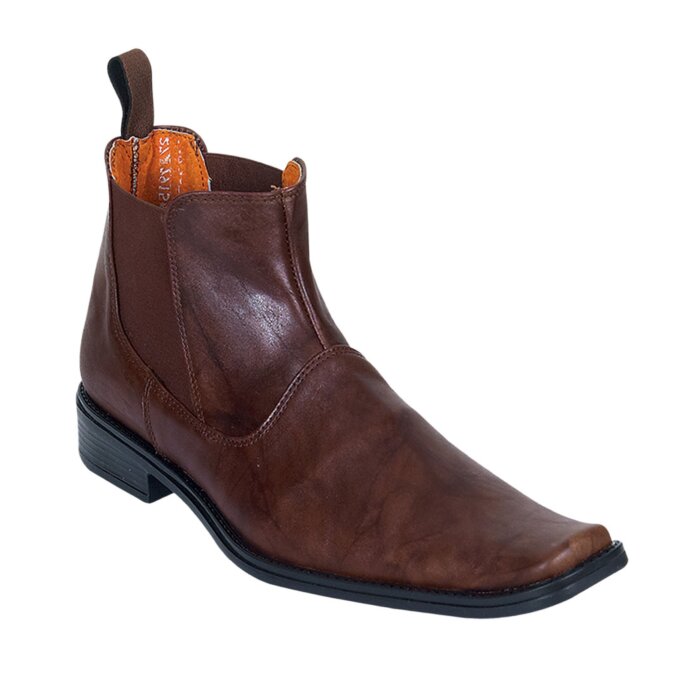Botines De Vestir Color Café Para Hombre Lamasini 7915