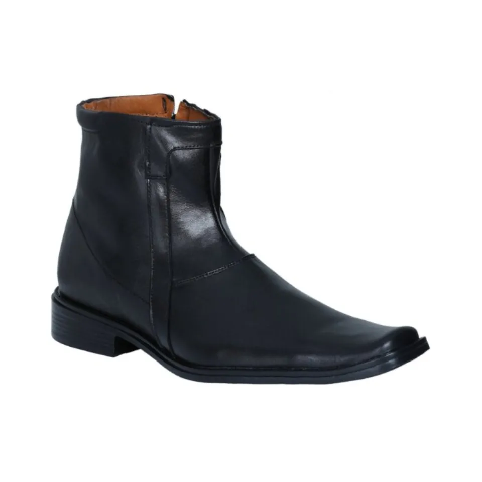 Botines De Vestir Color Negro Para Hombre Lamasini 7947