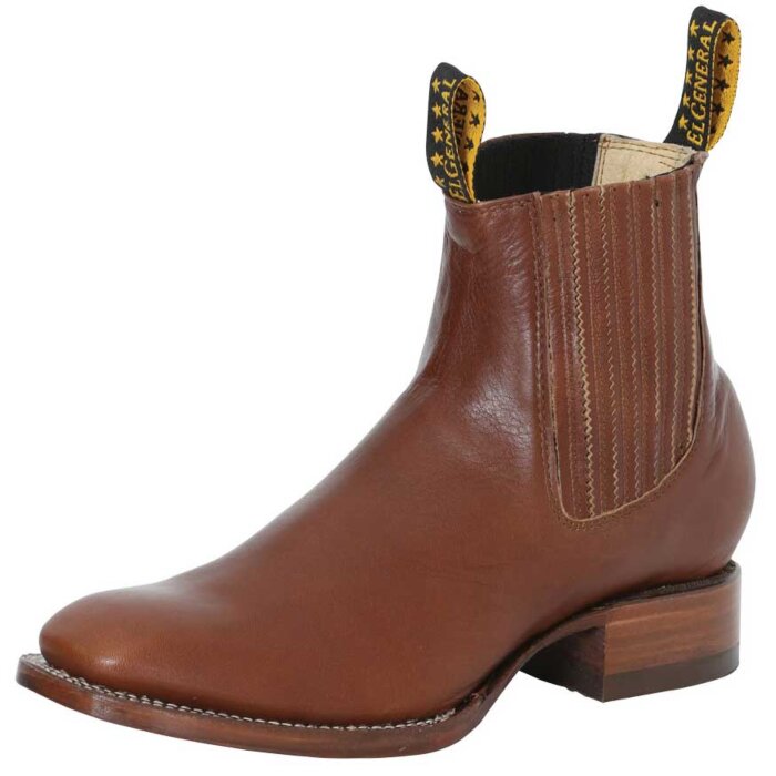 Botines Rodeo-Camperos El General 41498 Color Nogal
