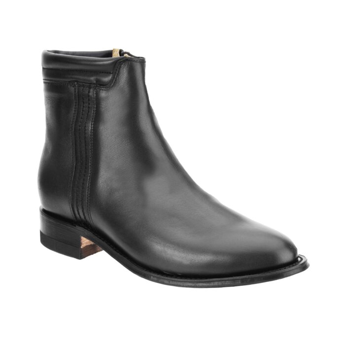Botines Casuales Toledo Con Zippier Negros WD 11-736