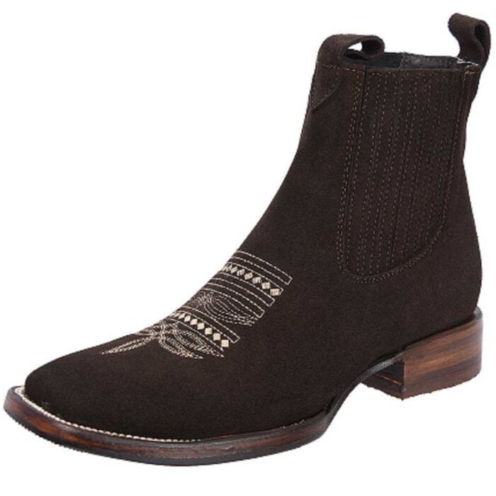 Botin Rodeo Nobuck Joe Boots 723 Chocolate