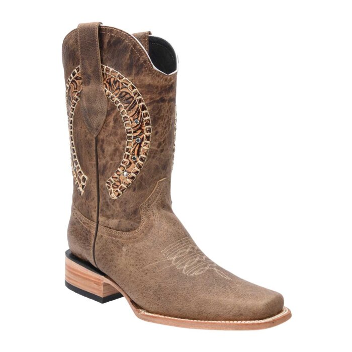Botas Rodeo White Diamonds Boots Piel Crazy Herradura Tejida Orix 10-321