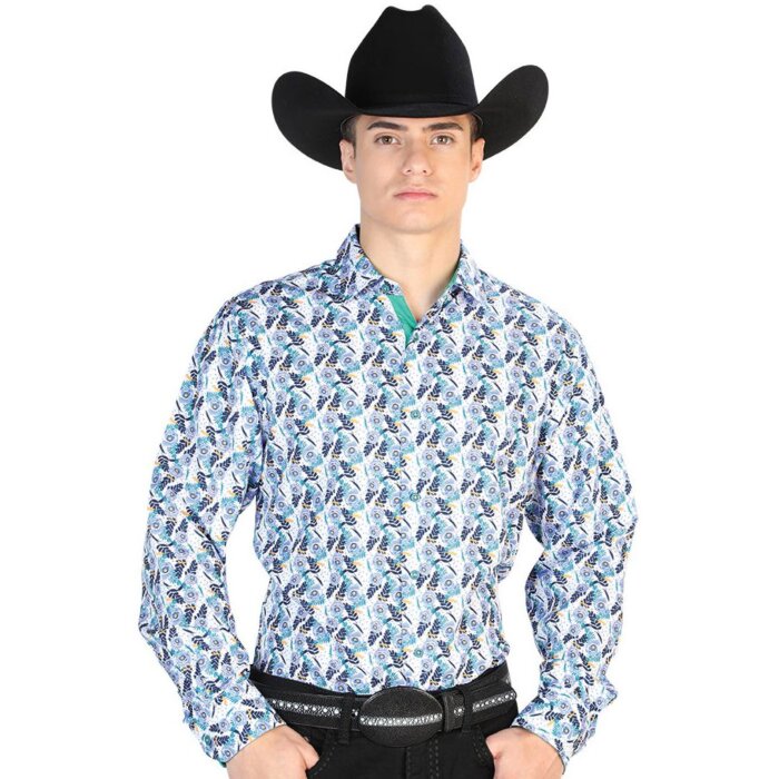 Camisa Blanca Estampada El Señor De Los Cielos 126274