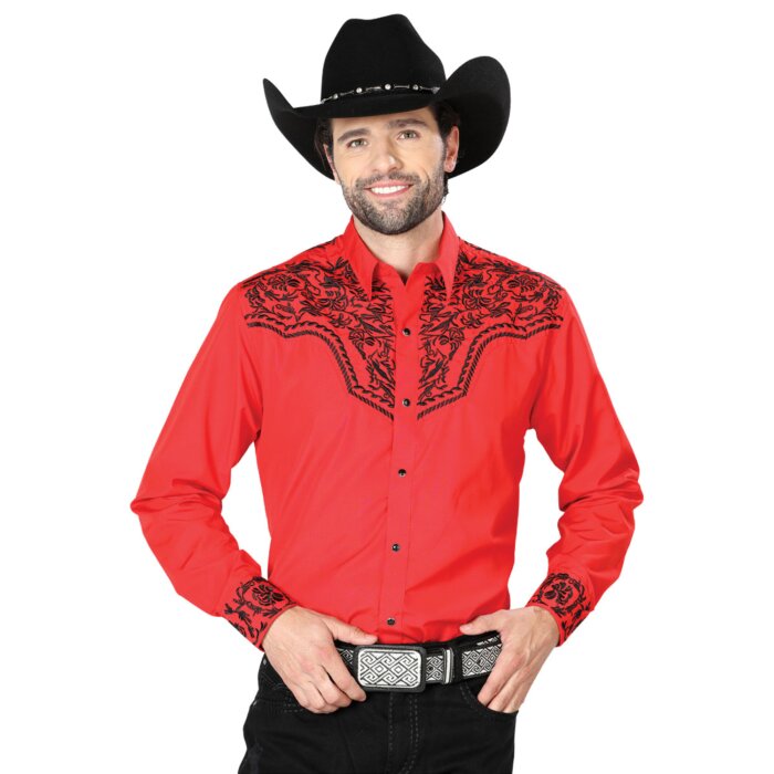 Camisa Bordada Vaquera El Señor De Los Cielos 43302