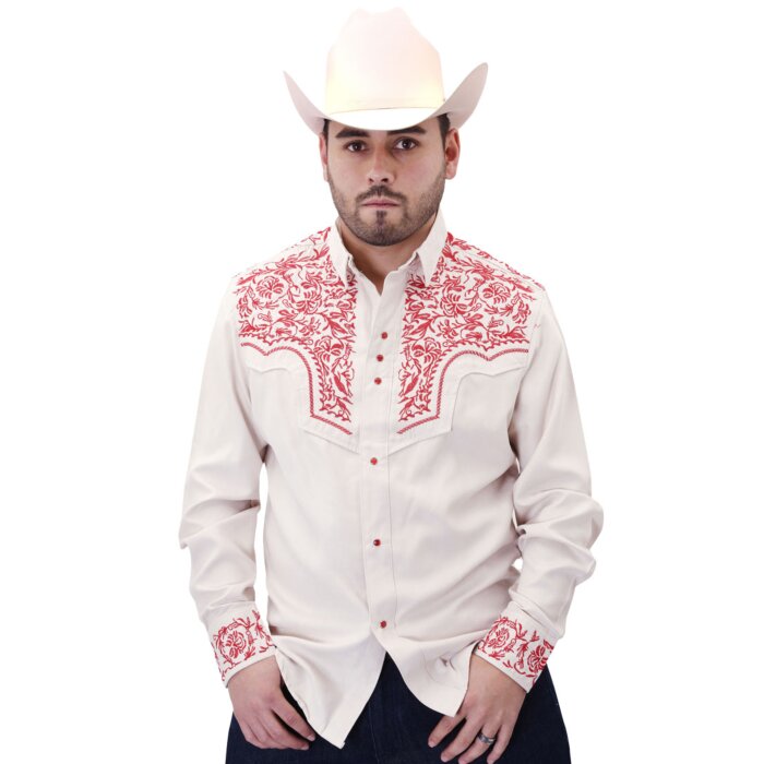 Camisa Vaquera Gamuza Bordada WD Boots 11-931