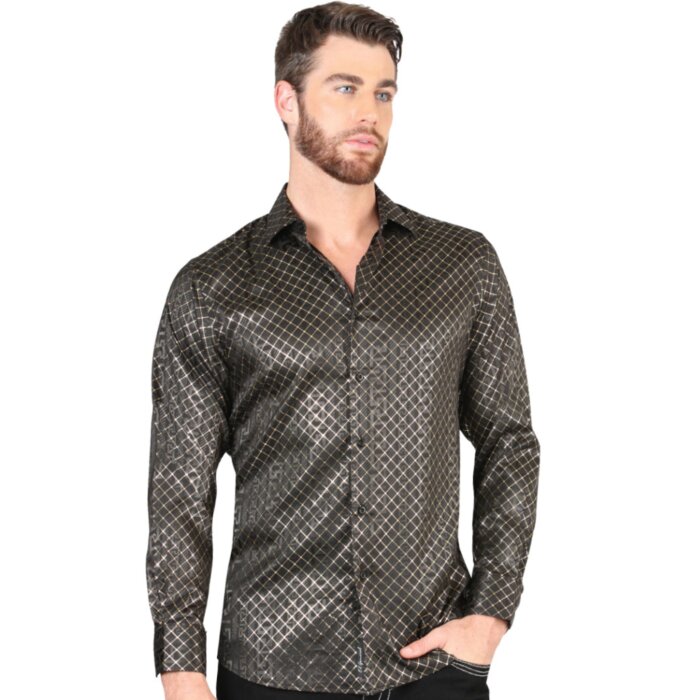 Camisa Negra De Moda El Señor De Los Cielos 44550