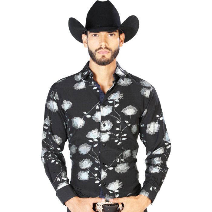 Camisa Negra Fina El Señor De Los Cielos 43777