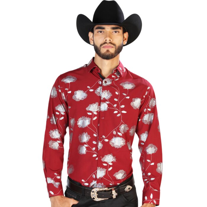 Camisa Roja Fina El Señor De Los Cielos 43778