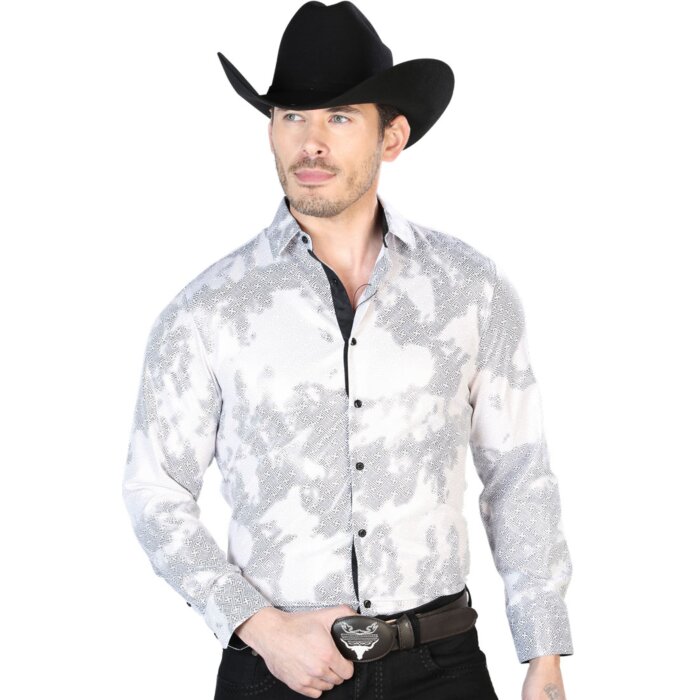 Camisa Fina El Señor De Los Cielos 43783 Color Blanco