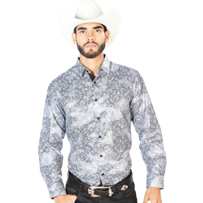 Camisa Fina El Señor De Los Cielos 43788 Color Arena