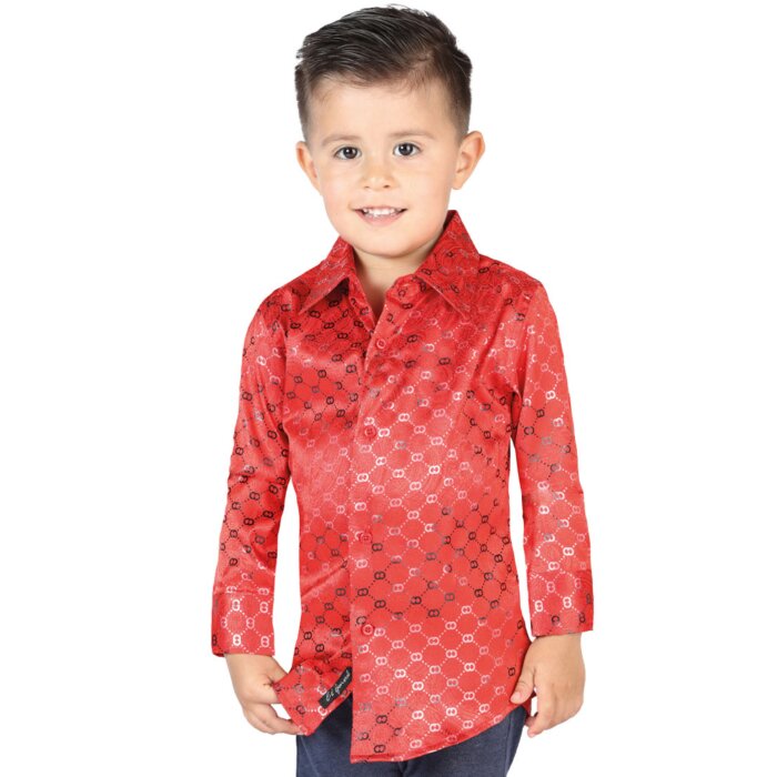 Camisa Rojo-Oro De Vestir Para Niño El General 44585