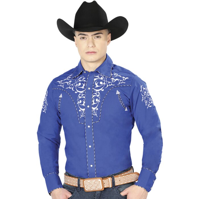 Camisa Vaquera Azul Rey El General 40993