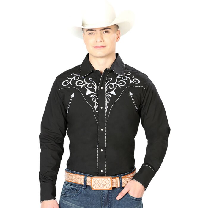 Camisa Charra Negra El General 41003
