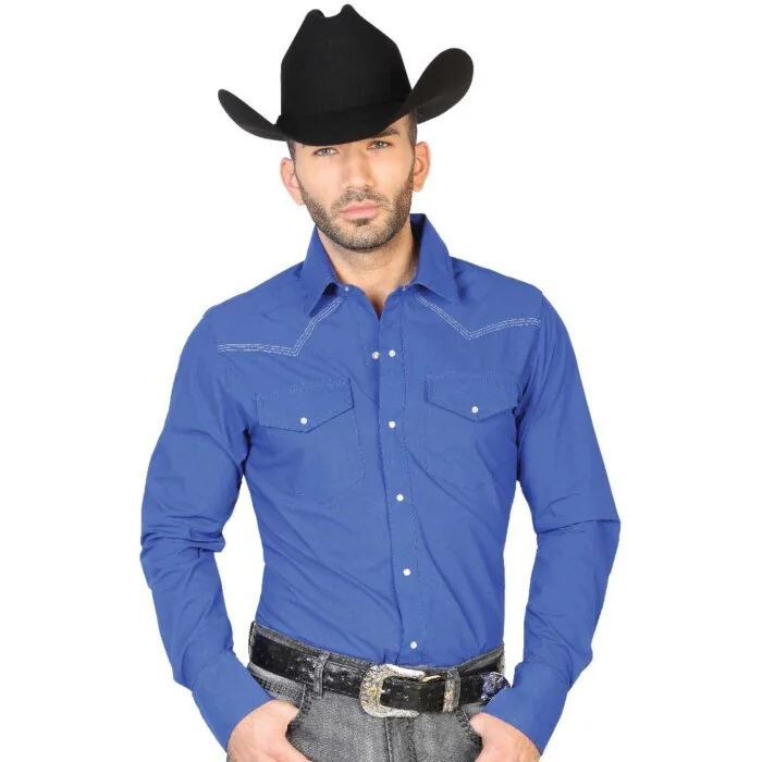 Camisa Vaquera Azul Rey El Señor De Los Cielos 42912
