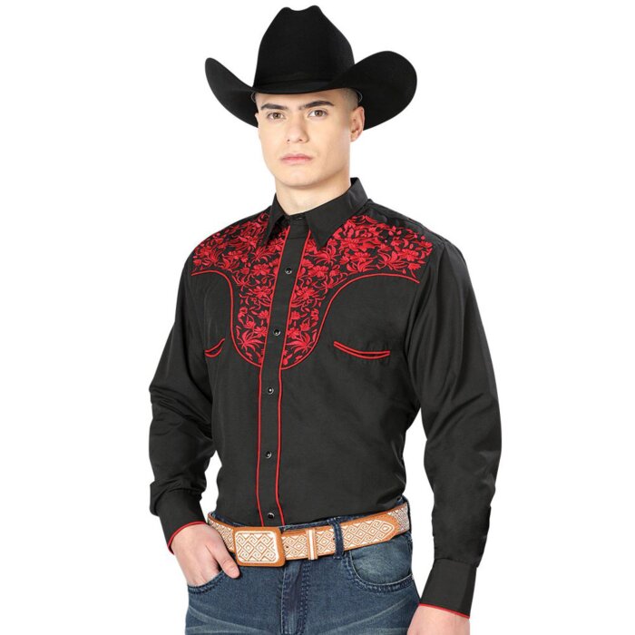 Camisa Vaquera Negra El Señor De Los Cielos 43297