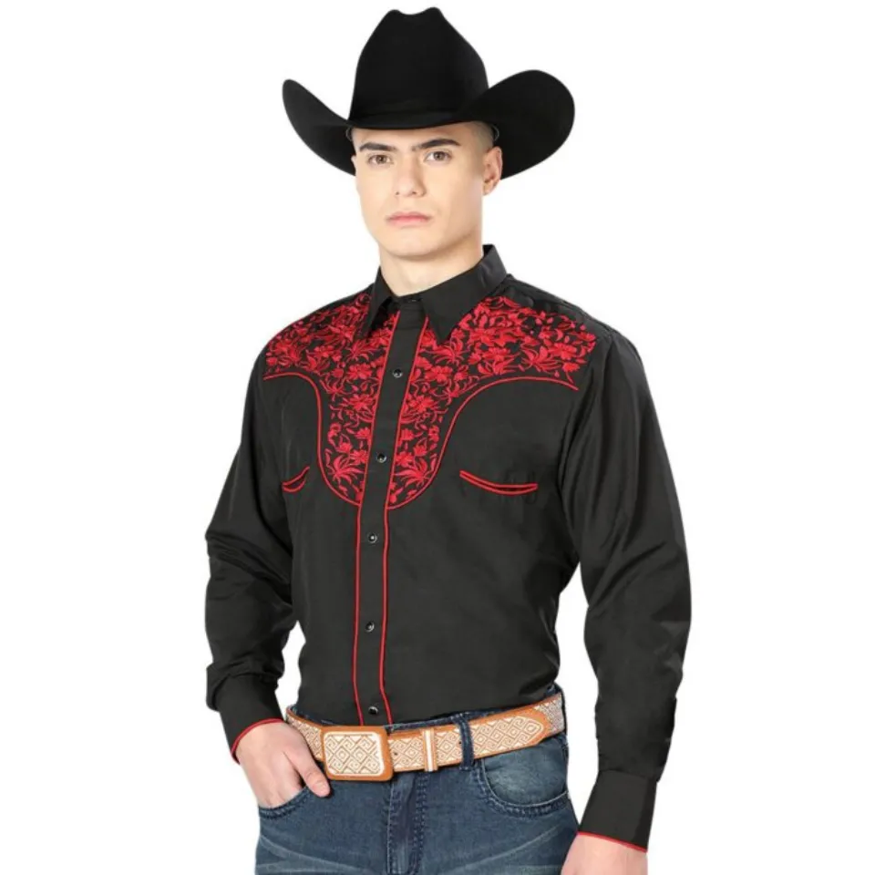 Camisa Vaquera Negra El Señor De Los Cielos 43297