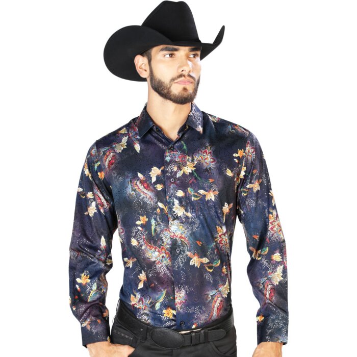 Camisa Vaquera Color Navy ESDLC 43841