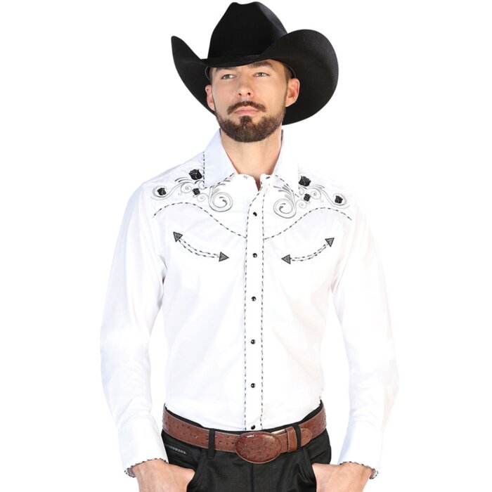 Camisa Blanca Vaquera El Señor De Los Cielos 42941