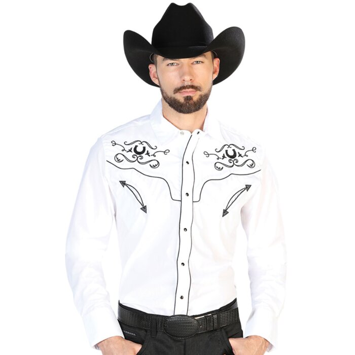 Camisa Vaquera Blanca El Señor De Los Cielos 42946