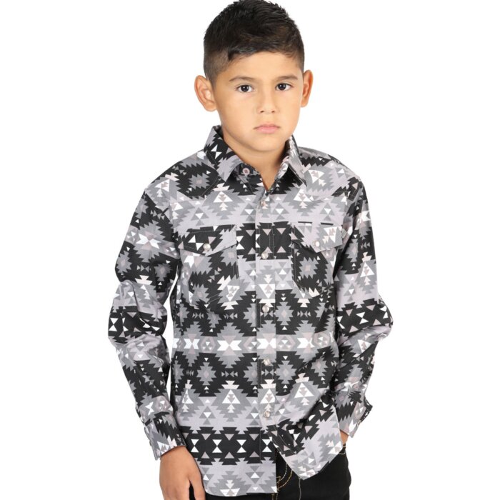 Camisa Vaquera Negra Para Niño El General 44415