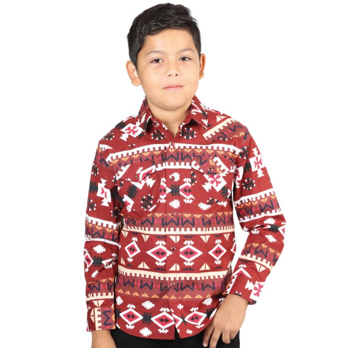 Camisa Roja Vaquera Para Niño El General 44443