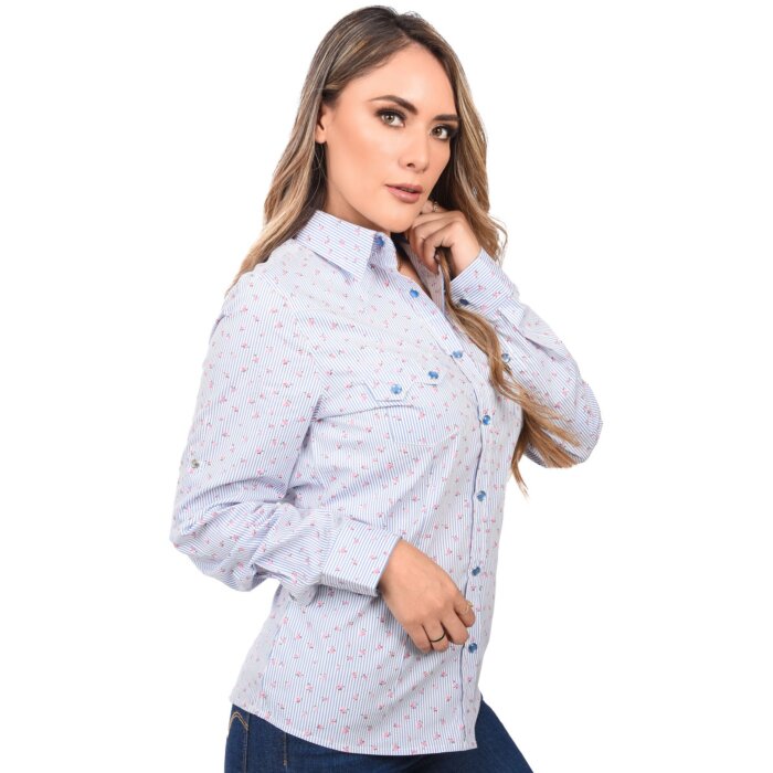 Blusa Vaquera Color Azul WD 11-532