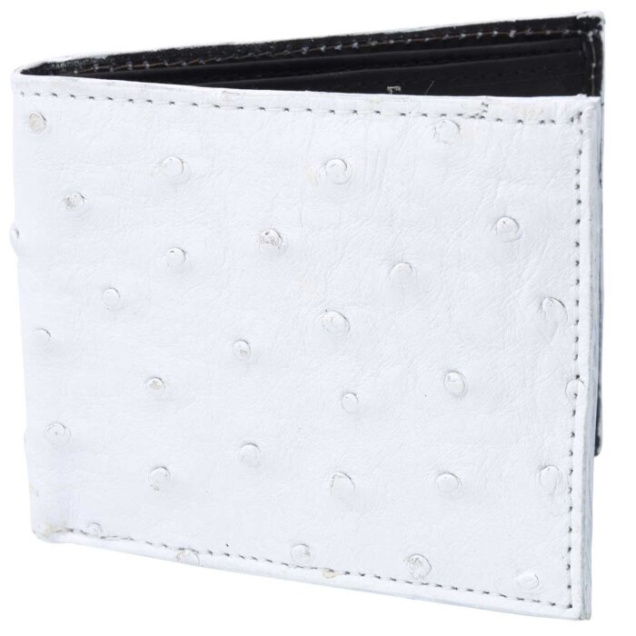 Cartera Avestruz Original WD 10-1699 Blanca