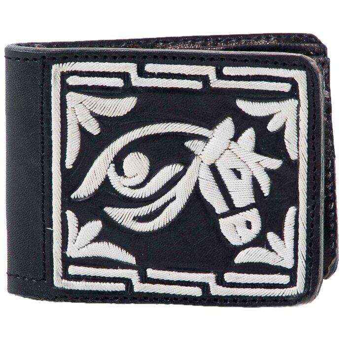 Cartera Piteada Cabeza De Caballo WD 10-1784 Negra
