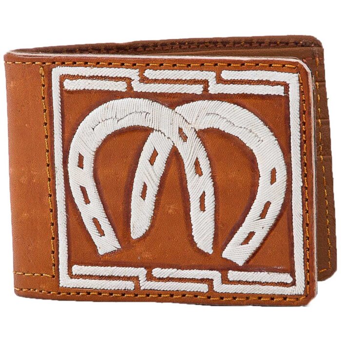 Cartera Piteada Herraduras WD 10-1787 Natural