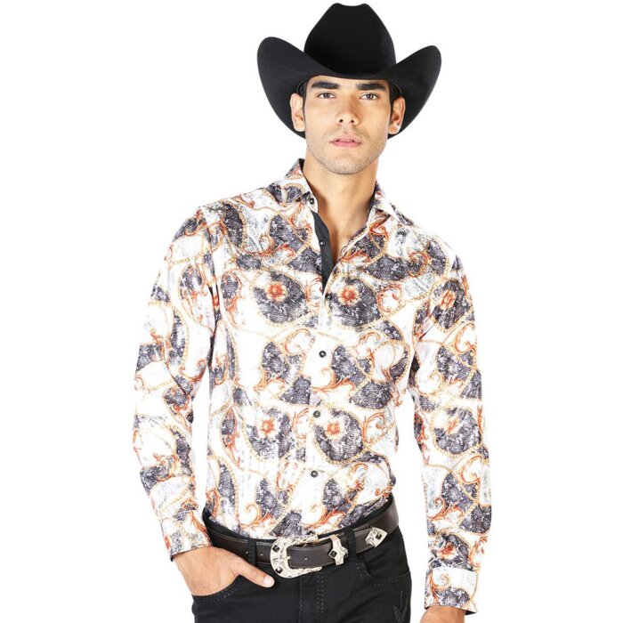 Camisa Vaquera Color Hueso El Señor DLC 43566