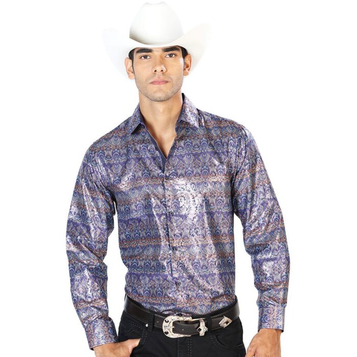 Camisa Vaquera Color Azul Marino El Señor DLC 43567