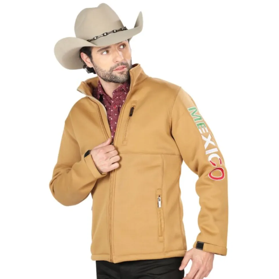 Chamarra Khaki "México" Suprema El General 43330