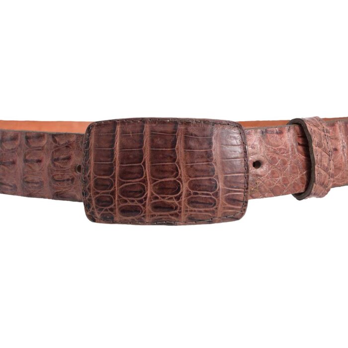 Cinto Vaquero Cocodrilo WD Boots 10-1473 Color Café Zoom
