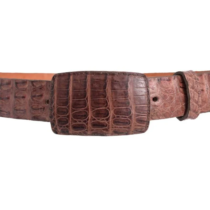 Cinto Vaquero Cocodrilo WD Boots 10-1473 Color Café Zoom