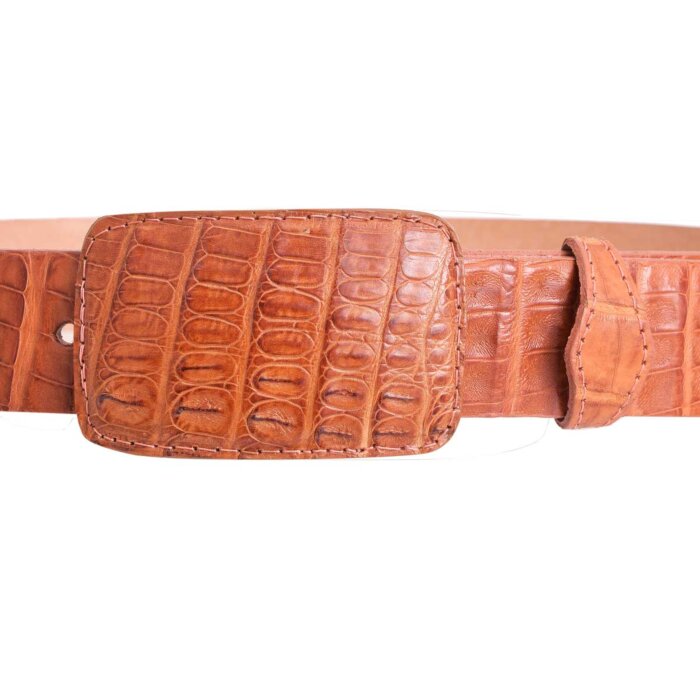 Cinto Vaquero Cocodrilo WD Boots 10-1479 Color Cognac Zoom