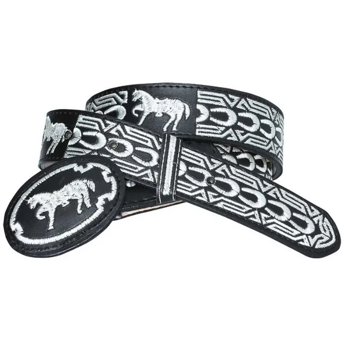 Cinto Vaquero El Señor De Los Cielos Negro 41693