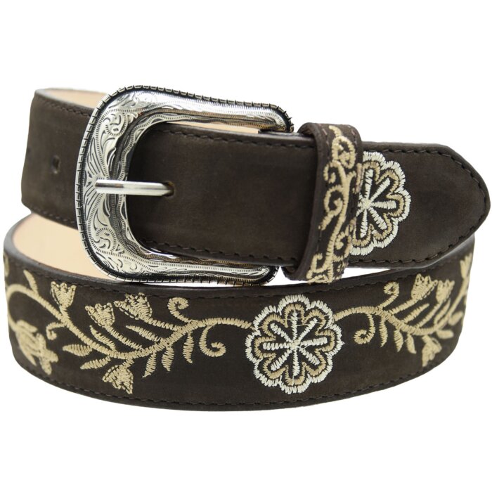 Cinto Rodeo Para Mujer Flor Amarilla WD 11-1596
